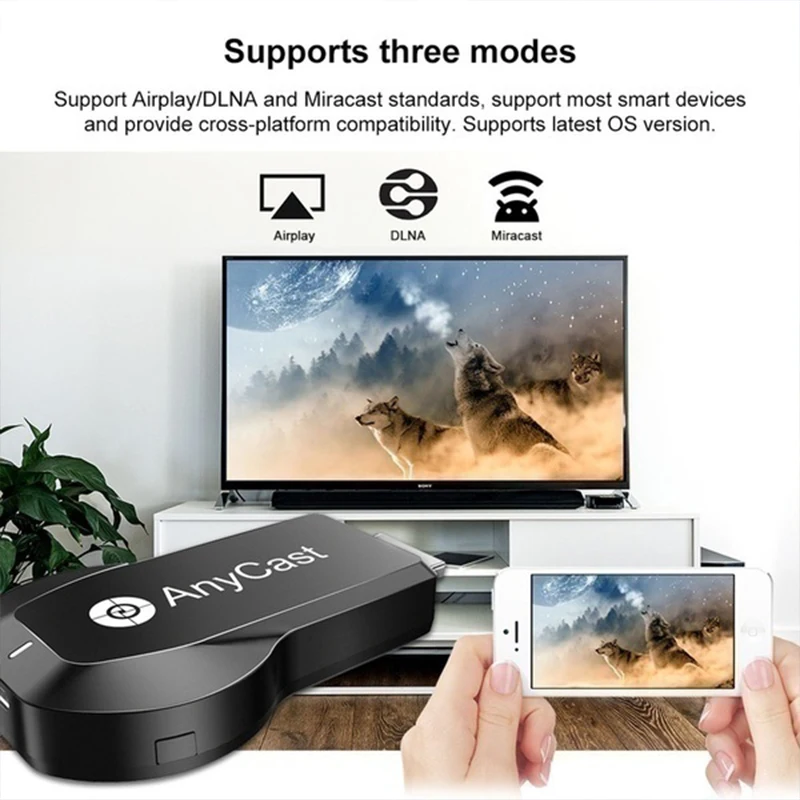 Anycast M100 2020 WiFi Display Dongle 2.4G 5G HDMI 4K Ultra HD VS AnyCast M2 Plus Tv Stick for IOS Android Smart Phone Tablet Anycast M100 2020 WiFi Display Dongle 2.4G 5G HDMI 4K Ultra HD VS AnyCast M2 Plus Tv Stick for IOS Android Smart Phone Tablet
