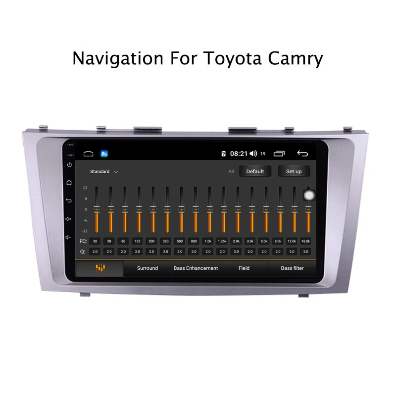 Ectwodvd 9 дюймов Andriod 8,1 автомобильный DVD gps для Toyota Camry 2007-2011 4G ram 64G rom CarPlay DSP 4G LTE с wifi