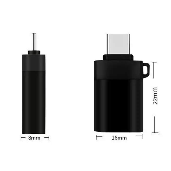 Многофункциональная переходная головка type-C к USB, серебристый, красный, розовый, золотой, синий, черный USB3.0 0,005 кг