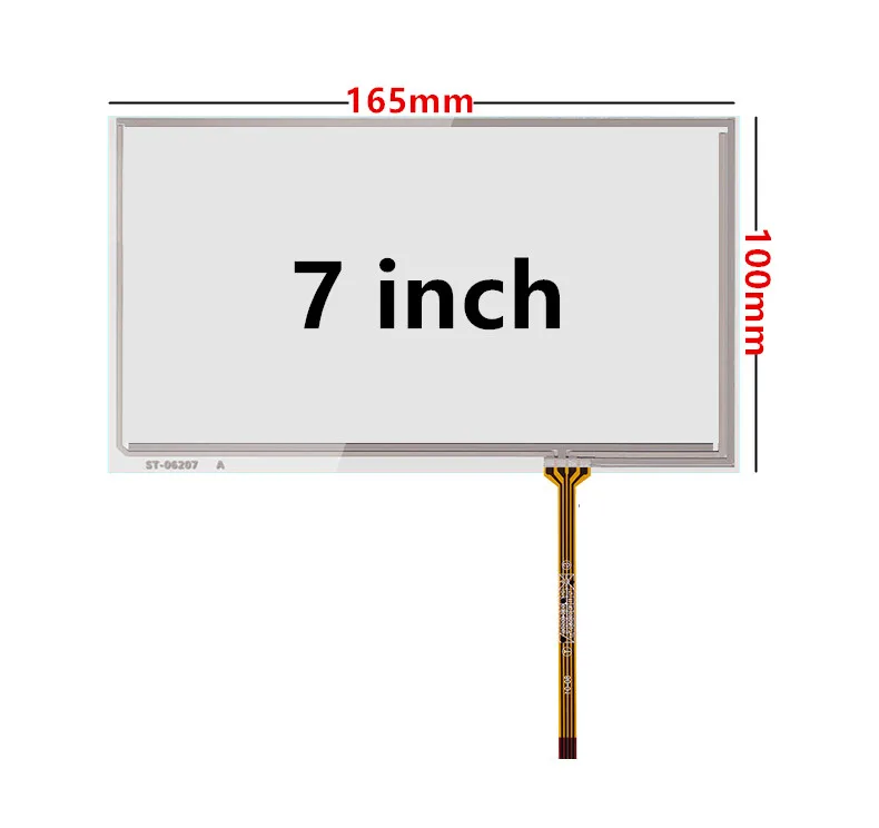 Polegada Resistência Digitador Touch Screen Peças de Reposição do Painel de Vidro para o Carro Dvd de Navegação Gps Multimídia 6.2 - Imagem 2