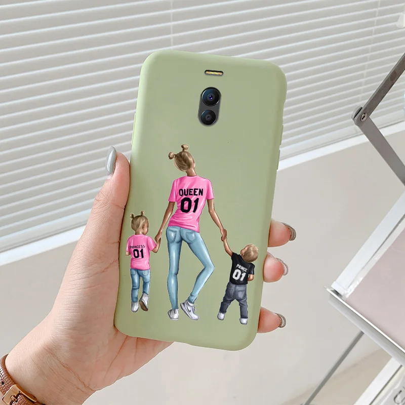 cases for meizu back For Meizu Note 3 5 6 Case Fashion Mother And Daughter Protective Shell Painted Soft Silicone Shockproof Phone Back Cover cases for meizu belt Cases For Meizu