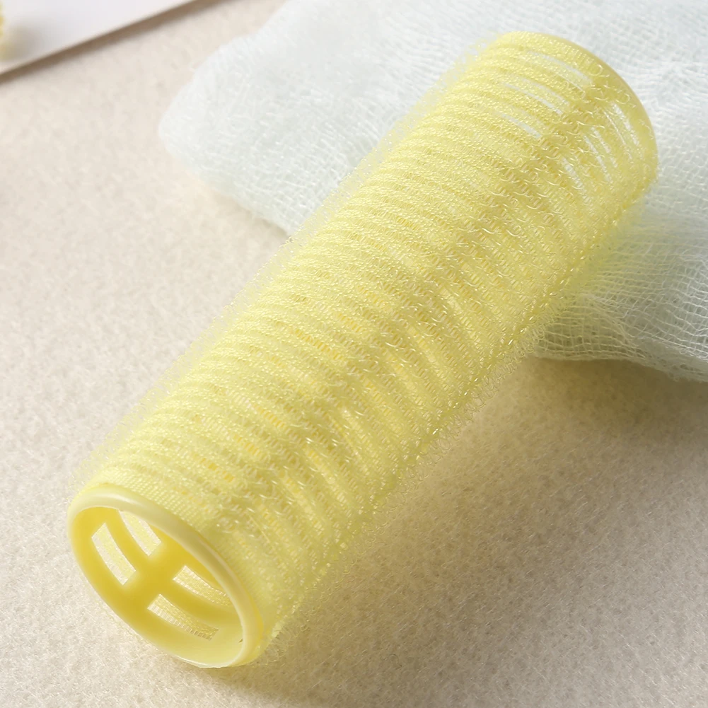 4 Size Hairdressing Self-Adhesive Hair Rollers Self Grip Hair Curler Heatless Curling Rod Styling Roller Roll Curler Beauty Tool