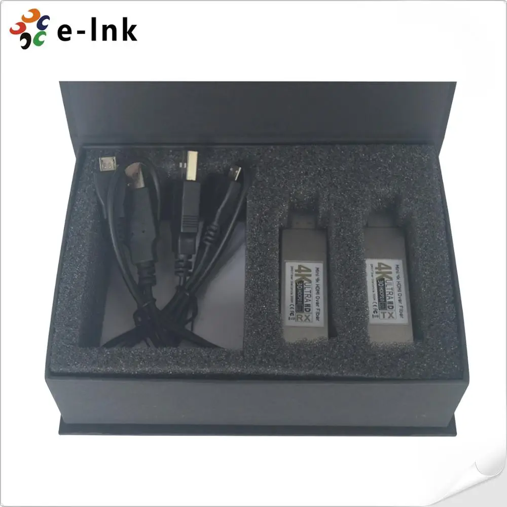 Mini 4K HDMI Over Optical Fiber Transceiver UHD