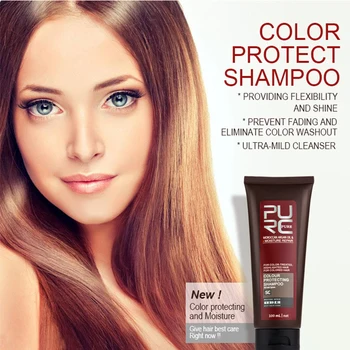 

PURC Moroccan Argan Oil Color Protecting Shampoo Moisturize Cleanser Prevent Fading And Eliminate Color Washout Hair Care 100ml