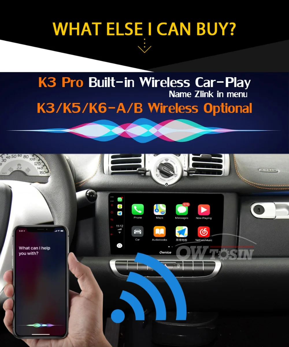 Clearance 360°4×AHD DVR Camera 4G SIM Android 9.0 4G+64G GPS Radio CarPlay SPDIF DSP Car Multimedia Player for Mercedes Benz Smart Fortwo 32