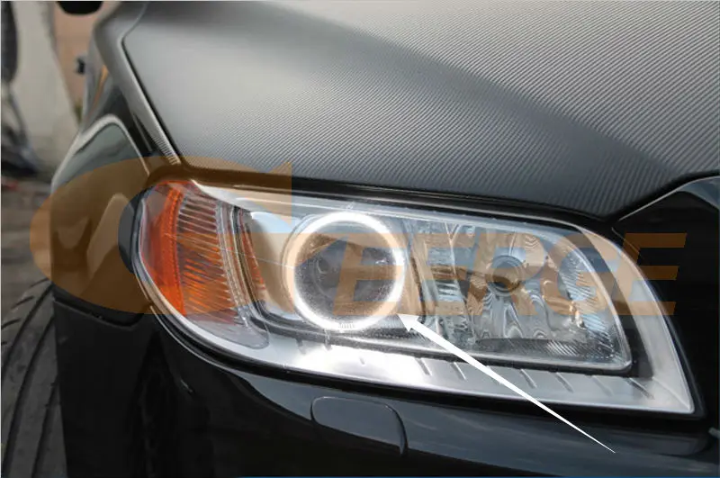 Отличные CCFL ангельские глазки Halo кольца комплект для Volvo XC70 II 2007 2008 2009 2010 2011 2012 2013