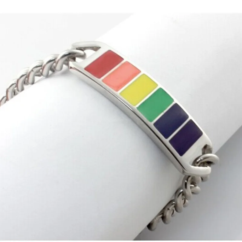 Именные браслеты мужские из нержавеющей стали модные браслеты с подвесками цветные цепочки на руку подарки для мужчин аксессуары хип-хоп
