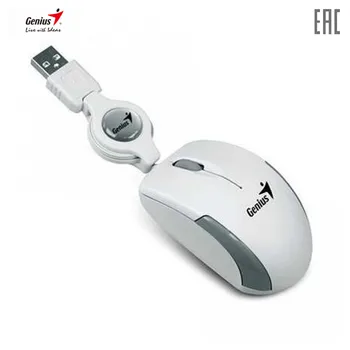 

Mouse Genius 31010125104 Computer Peripherals wireless gaming mice mouses for a laptop PC Micro Traveler super mini size 74mm White