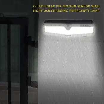 

Solar Motion USB Charging 57LED Body Sensor Wall Light Outdoor Waterproof Garden Lawn Yard Emergency Security Lamp