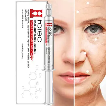 

10ml Hyaluronic Acid Face Serum Moisturizing Anti-wrinkle Care Aging Facail Pores Whitening Anti Essence Cream Shrink Skin V5E9