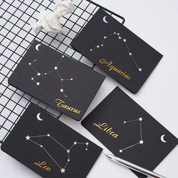 

12Pcs Zodiac Card Cards Birthday Card for Girl Kids Wife Husband Birthday Cake Greeting Card Postcards Gifts Card with Envelope