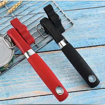 

Stainless Steel Professional Manual handle Tin bottle Can Opener Safe Cut Lid Smooth Edge Side Kitchen Tool #1226