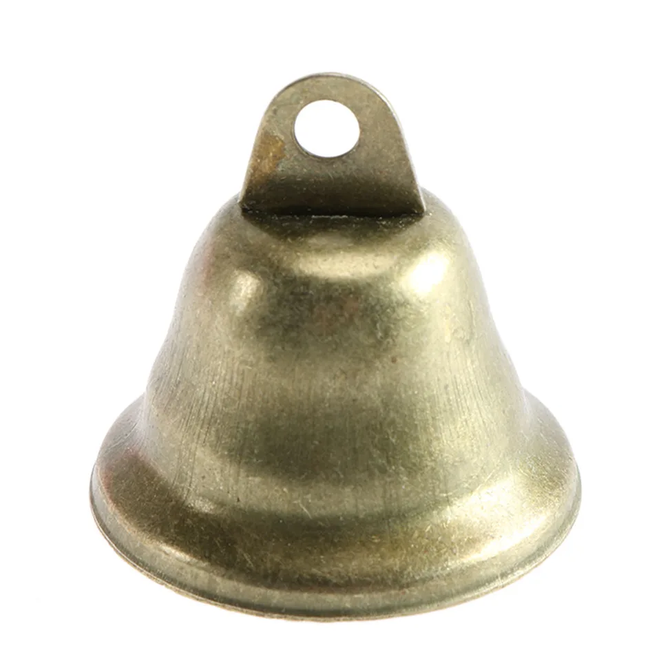 Vintage Bronze Jingle Bells, POTWPOT 20 Pack Christas Craft Bells Ini