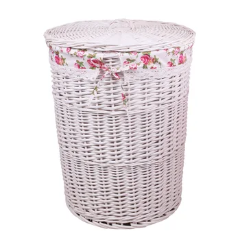 

Dirty hamper rattan storage basket dirty clothes household with lid hot pot shop