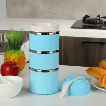 

Student Picnic Box Holder School Food Container Box Portable Healthy Material Lunch Box Leak-proof Stainless Steel Bento Box