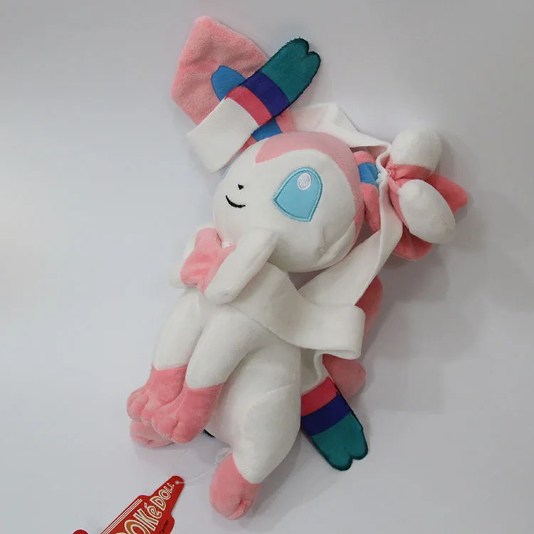 Горячая Распродажа аниме XY Sylveon плюшевые игрушки мягкие куклы Детский Рождественский подарок 1" 30 см
