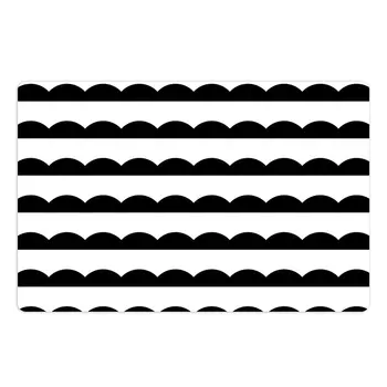 

2PCS/SET Stripe Printed Anti-Slip Heat Insulated PVC Dining Table Kitchen Coffee Tea Place Mat Tableware Pad Mat