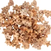 100pcs/set Christmas Tree Snowflake Heart Mixed Decorative Wood Buttons 2 Holes Nature Wooden Sewing Button DIY Crafts ► Photo 1/6