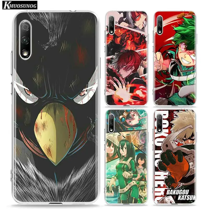 

Hot My Hero Academia Clear TPU Cover for Huawei Honor 10i 9X 8X 20 10 9 Lite 8 8A 7A 7C Pro Lite Phone Case