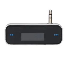 Автомобильный MP3-плеер 3,5 мм в автомобиле fm-передатчик для iPhone 6 5 5S 5C/iPod Touch5/ipad 4 мини беспроводной передатчик