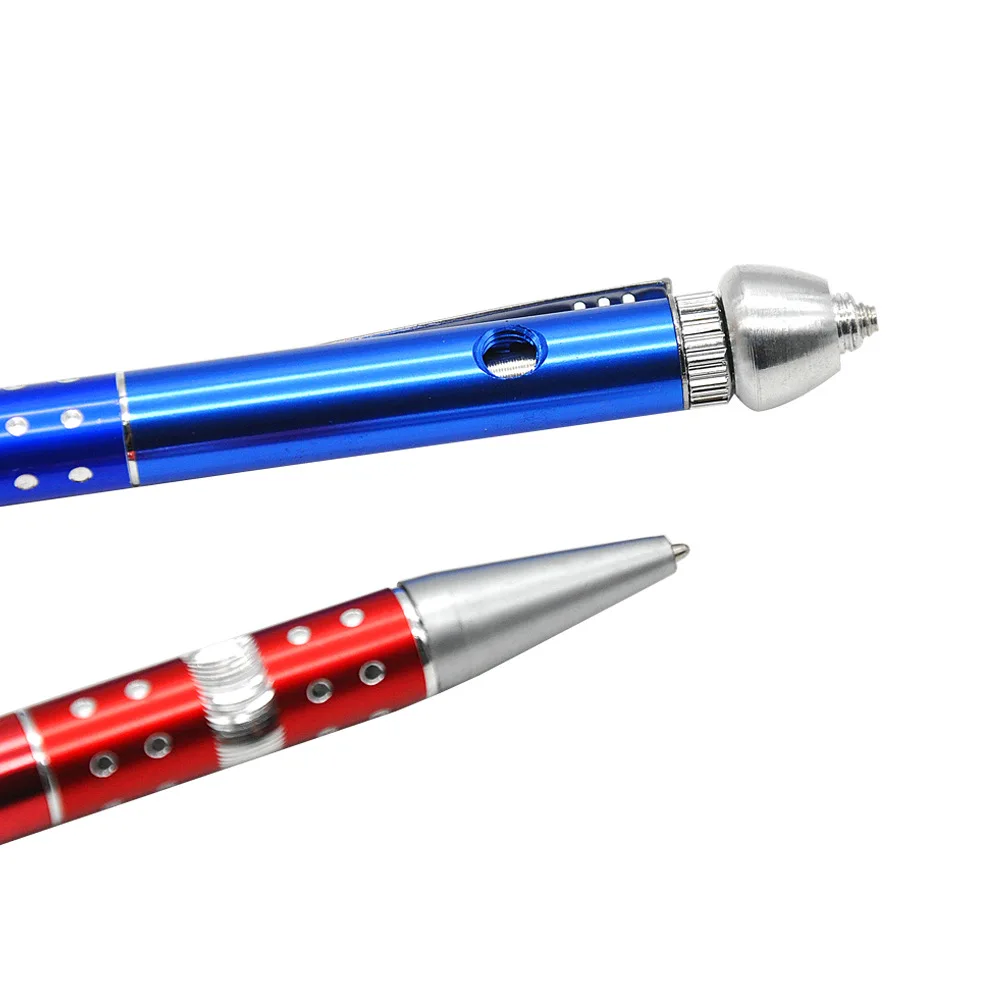 pen-shaped two-in-one Metal Smoking Pipe Tobacco Pipe Smoking Accessories Aluminium Alloy Cigarette Holder Men's Gift
