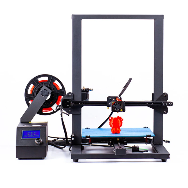 Новейший 3D принтер с металлической рамкой, высококачественный прецизионный комплект, нить для sd-карты, ЖК-A-10S, печать без питания