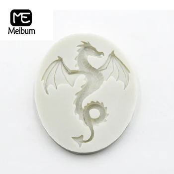 

Silicone Fondant Cake Mold Game Of Thrones Flying Dragon Pattern Paste Sugar Craft Dessert Chocolate Candy Decorate Mould