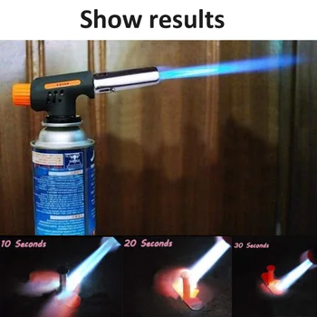 

Gas Welding Torch Flamethrower Butane Burner Automatic Ignition Baking Flame Torches Welding Gas Burner for Soldering