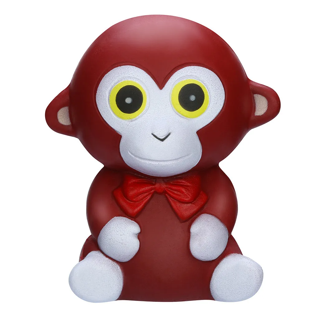 Игрушки для снятия стресса Kawaii Squeeze Toys мягкие 2 шт. игрушки для сдавливания, медленный рост, милая Обезьяна для выдавливания крема, игрушки для снятия стресса 806