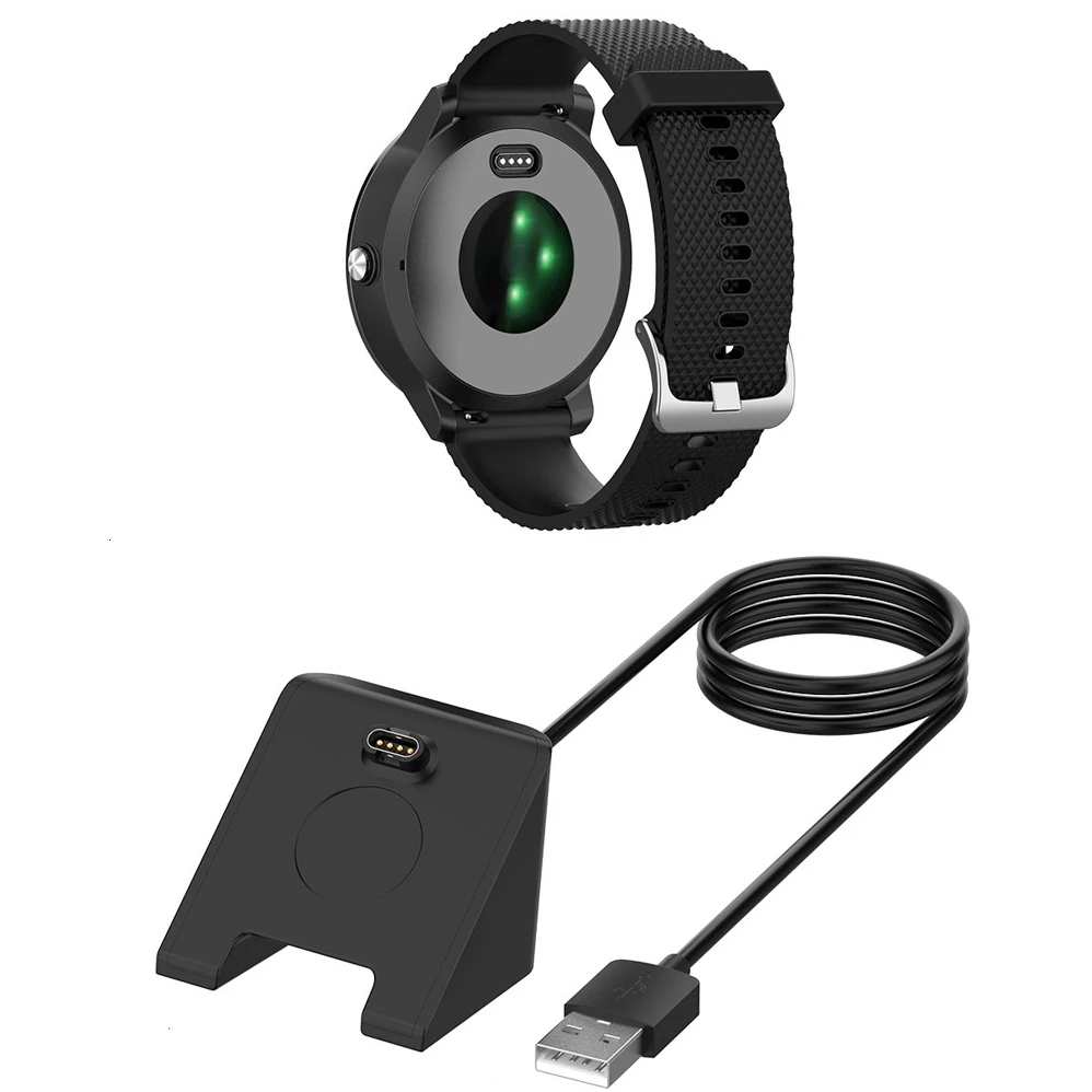 USB зарядное устройство гибкий ABS кабель синхронизации данных 5В для Garmin Fenix 6 6S 6X5 5S vivoactive 4 3 Смарт часы кабель быстрой зарядки