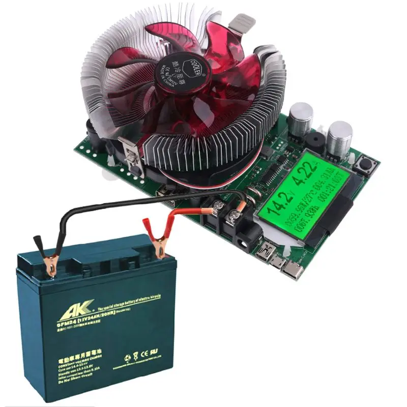 Электронный тестер нагрузки 150W 200V 20A USB регулируемый испытательный модуль измеритель мощности