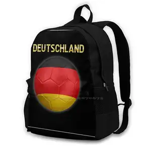 Image for Deutschland - German Flag - Football Or Soccer Bal 