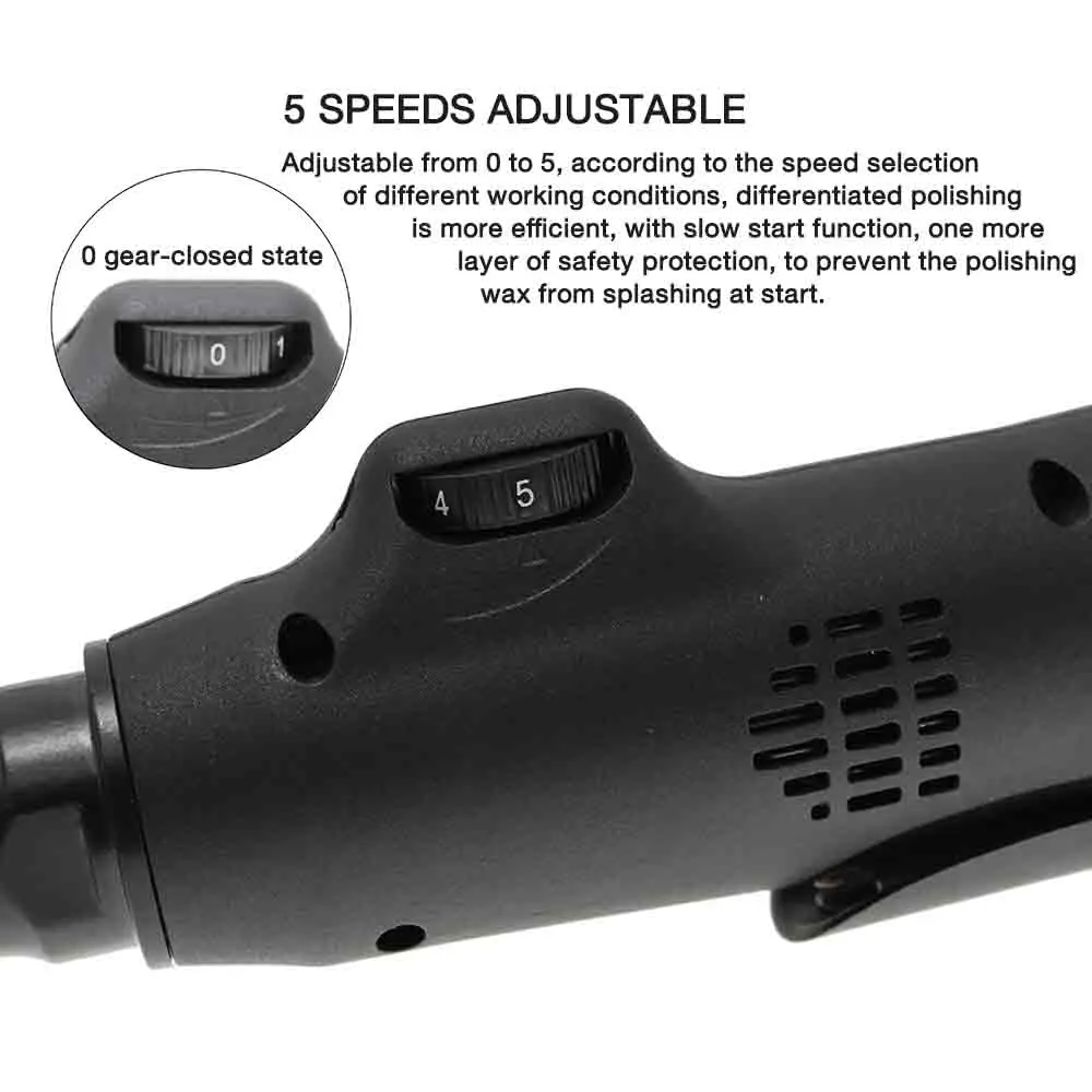 Car Polishing Machine Mini 12V Wireless Rotating Electric Micro Dual Action RO/DA Detail Waxing Tool Set