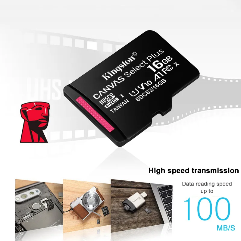Карта памяти originina Kingston карта 128G класс 10 Micro SD SDXC TF C10 автомобильная записи UHS I для