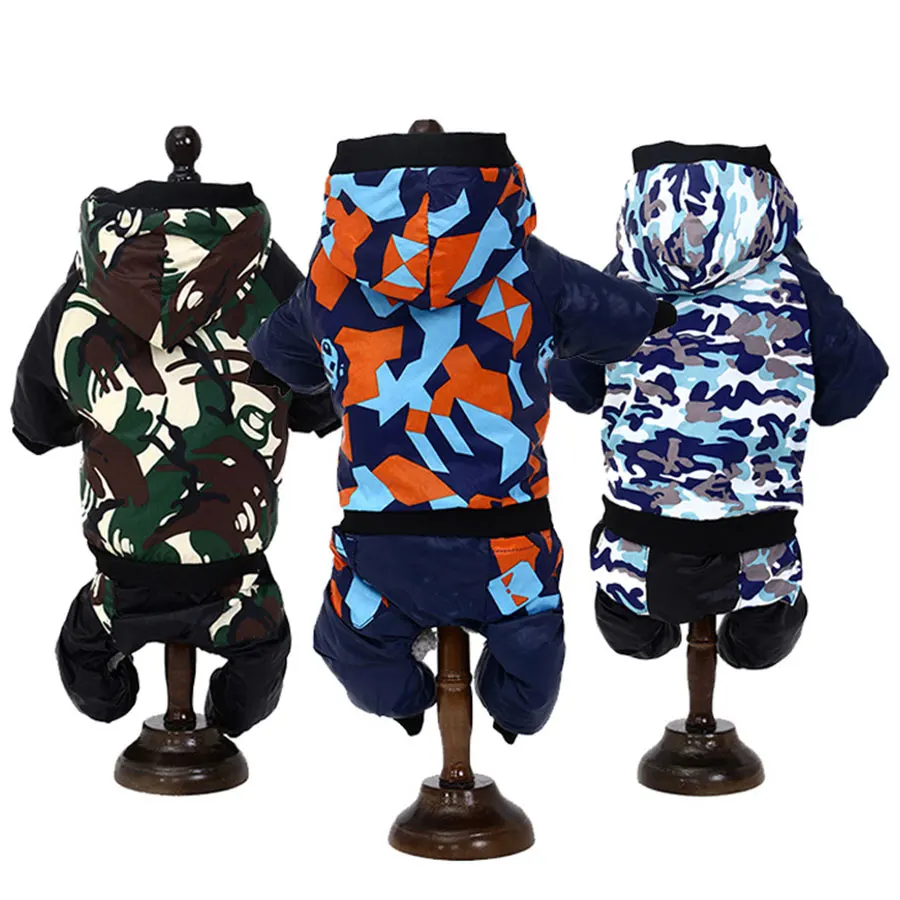 Pet Dog Clothes Winter Warm Fur Coats Waterproof Jacket Puppy Coat For French Bulldog Chihuahua Small Dogs Pets Clothing