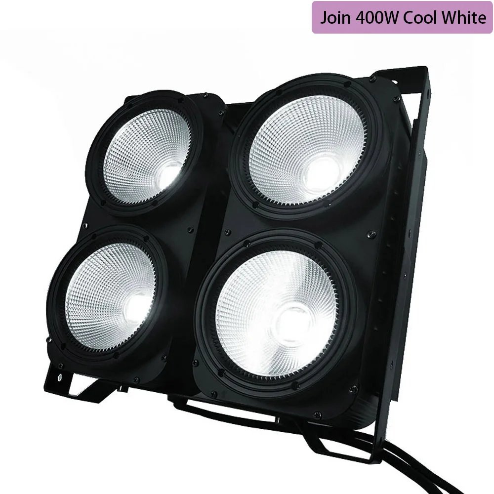 1 шт. 200 Вт COB Stgae светильник 4x100 Вт Led Blinder 100 Вт RGBWA UV 6в1/5в1/4в1/Холодный теплый белый DJ Par Точечный светильник для баров и театров - Цвет: Join 400W Cool White