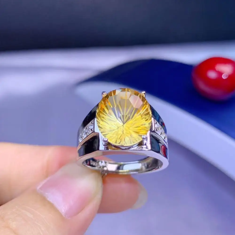 1 Gram Gold Plated Yellow Stone With Diamond Funky Design Ring For Men -  Style B485 – Soni Fashion®