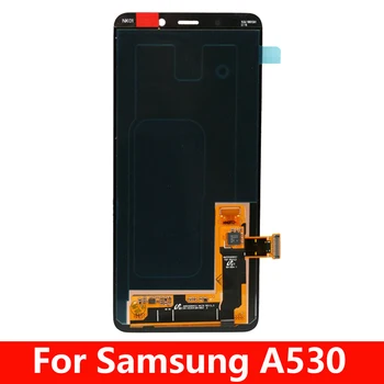 

Super AMOLED Lcd Display For Samsung A8 2018 A530 Lcd Display Touch Screen Digitizer Assembly Replacement For Samusng A530 Lcd