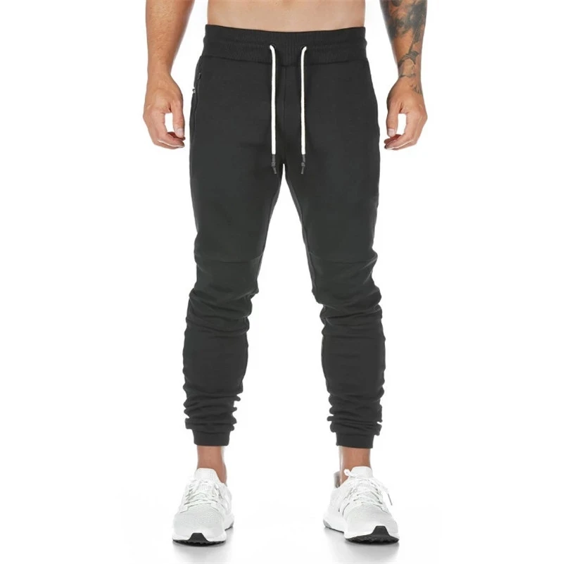 Joggers Sweatpants Men Casual Pants Solid Color Gyms Fitness Workout Sportswear Trousers Autumn Winter Male Crossfit Track Pants sport jogging trousers men casual pants