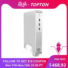 Topton Mini PC I7 8700/i5 9400F GTX1050TI 4G Nvidia GPU Win10 Pro Barebone Nettop Linux Desktop Gaming Computer WiFi 2*HDMI2.0