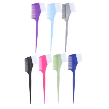 

7 Pack Hair Dye Coloring Brushes Hair Coloring Dyeing Kit Handle Salon Hair Bleach Tinting DIY Tool