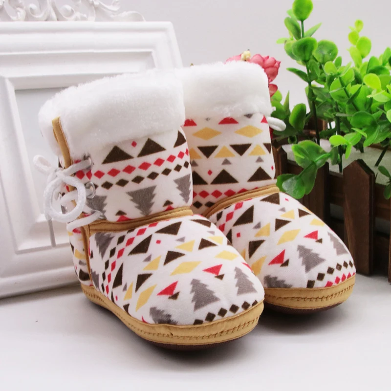 

0-12 Months Infant Baby Girl Boots Warm Winter Snow Baby Boots Toddler Shoes Little Girl Shoes Newborn Snekers
