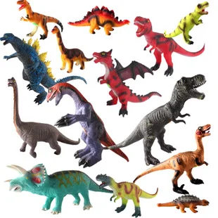 Игрушечная модель динозавра гаражный комплект модель детская игрушка виниловый подарок