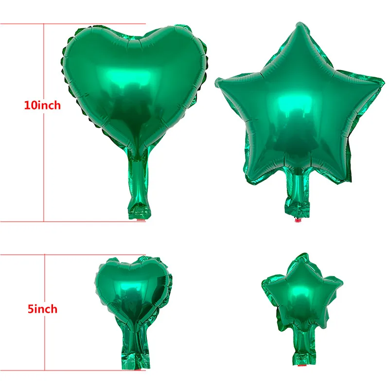 10pcs/lot 10 inch Helium Balloon heart Wedding star Aluminum Foil Balloons Inflatable gift Birthday Party Decoration Ball foil balloons aluminum balloon inflatable balloon birthday balloon set birthday balloons party balloon set
