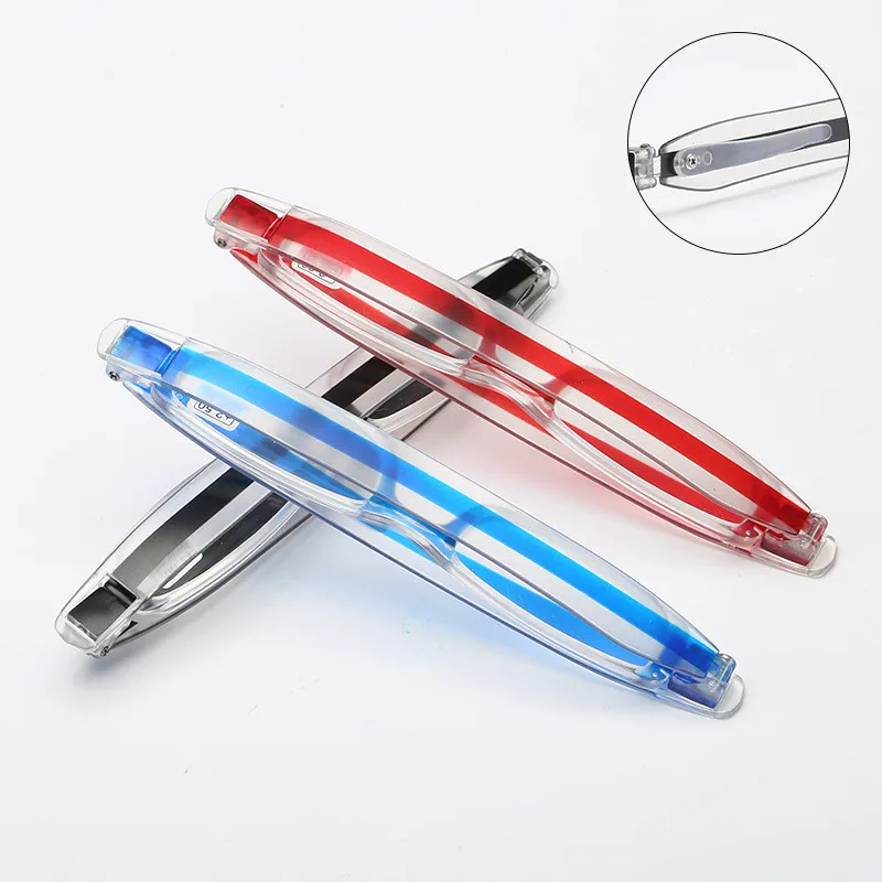 Модернизированные очки для чтения с поворотом на 360 градусов, Ультрапортативные мини-тонкие складные очки для пожилых людей и бабушек