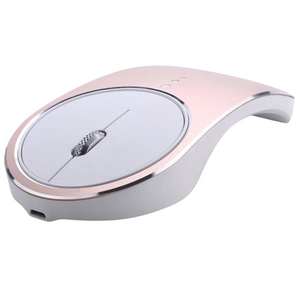 Модная Портативная компьютерная игровая мышь из алюминиевого сплава с usb зарядкой, эргономичная беспроводная мышь с низким уровнем шума, практичная