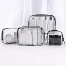 Женская водонепроницаемая сумка для хранения для плавания, прозрачная Спортивная Дорожная сумка для хранения, органайзер для ванной, сумка на молнии