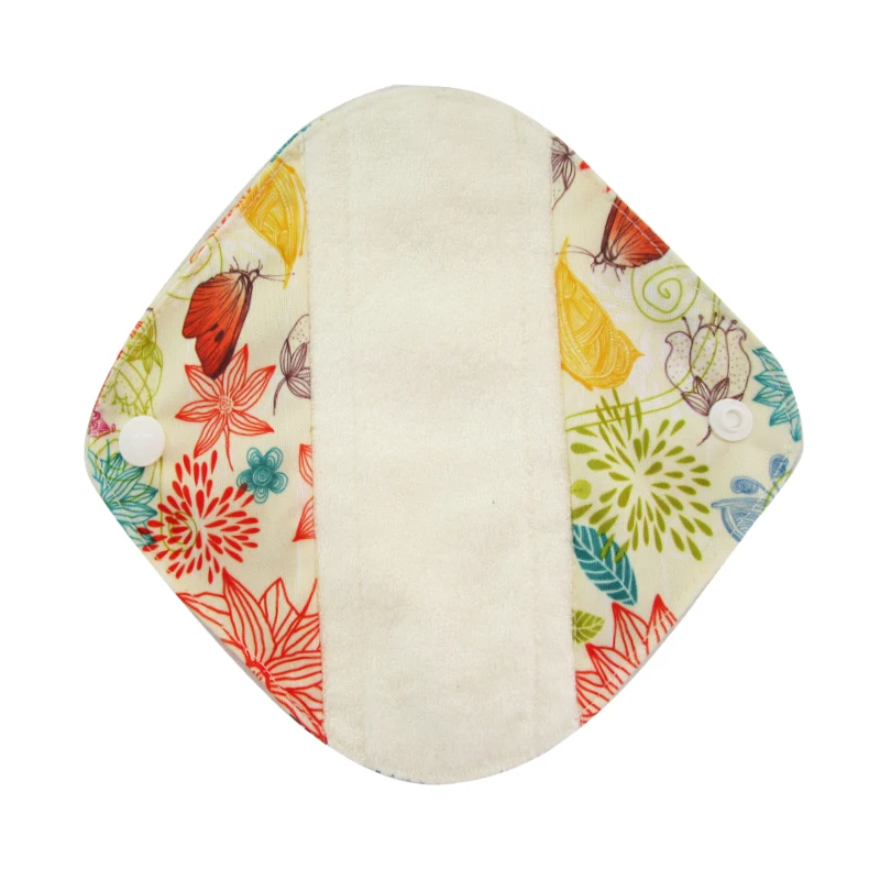 Reusable Menstrual Cloth Sanitary Pads for Women 17*17cm Bamboo Panty Liners menstrual panties