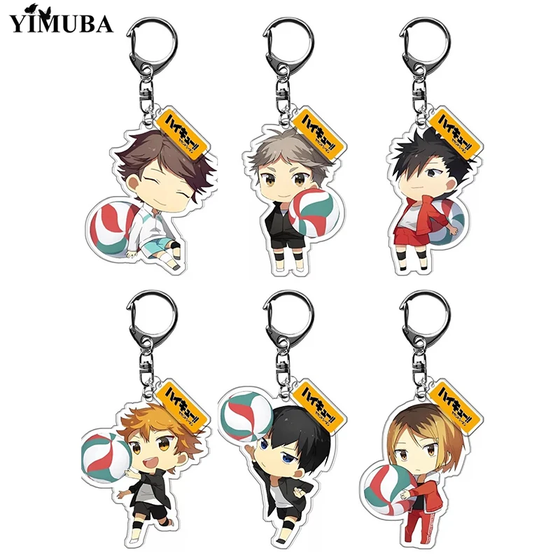Kageyama Tobio v2 Set of 2 Haikyuu Anime Acrylic Keychain Hinata Shouyou