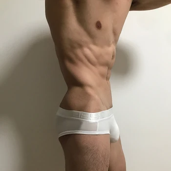 

Brand Men Underpants Sexy Men's Briefs Bulge Pouch Briefs Men Gay Underwear Modal Breathable Panties Bikini Shorts Lingerie